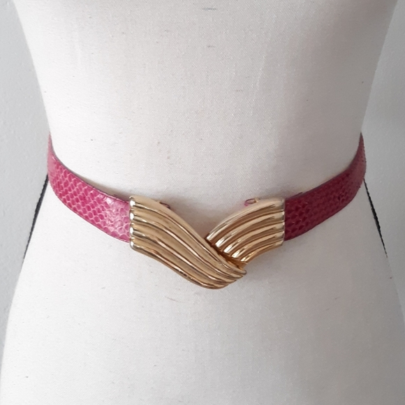 Rayman/Ridless Accessories - VTG Rayman Ridless Snakeskin Belt